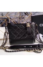 Hot Chanel Chanel's Gabrielle Small Hobo Bag Black A91810 VS06725