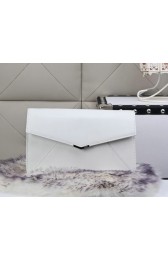 Hot Copy Fendi 2Jours Clutch Calfskin Leather 8M0312 White VS07741
