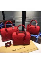 Hot Fake Louis Vuitton Monogram Empreinte Speedy Bandouliere Cherry M42399 VS01834