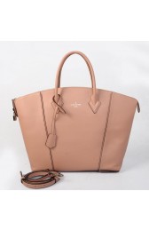 Hot Knockoff Louis Vuitton Veau Cachemire LOCKIT MM M94595 Pink VS01214