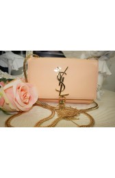 Hot YSL Monogramme Cross-body Shoulder Bag Patent Leather Y311218 Pink VS01893