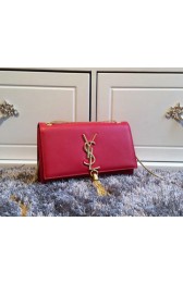 Imitation AAAAA YSL Monogramme Cross-body Shoulder Bag Smooth Leather Y311218 Red VS04110