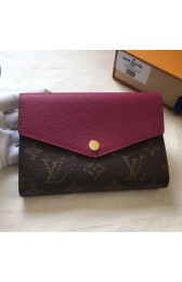 Imitation Best Louis Vuitton Pallas Compact Wallet Burgundy M64072 VS04310