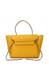 Imitation Celine Belt Bag Smooth Calfskin Leather C3345 Yellow VS00311