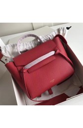 Imitation Celine Grained Calfskin Belt Bag Dark Red C010704 VS01978