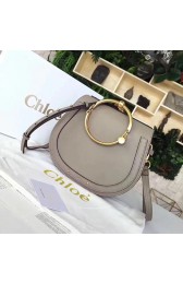 Imitation Chloe Nile Bracelet Crossbody Bag Grey 230604 VS07837