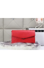 Imitation Fendi 2Jours Clutch Calfskin Leather 8M0312 Red VS05992