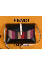 Imitation Fendi Pequin Large Canvas Clutch 8M2688 Black VS07283