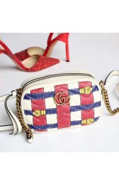 Imitation Gucci GG Marmont Matelasse Trompe l'oeil Mini Bag 448065 VS04337