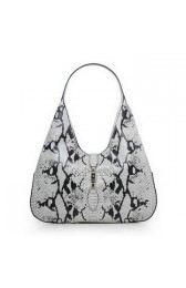 Imitation Gucci Jackie Snake Leather Hobo Bag 362968 OffWhite VS05923
