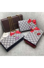 Imitation Gucci Mini Chain Bag With Embroidered Face 431395 VS06474