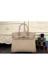 Imitation Hermes Birkin 35CM 30CM Tote Bag Original Leather HB35O Grey VS04430