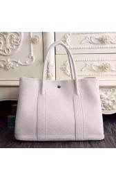 Imitation Hermes Garden Party 36 30 Tote Bag in Imported Togo Leather Offwhite VS01061
