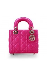 Imitation Lady Dior Bag Nano Bag Rose Original Leather D44552 Gold VS04831