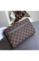 Imitation Louis Vuitton Damier Ebene Canvas Clutch Bag N51993 VS05095