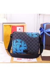 Imitation Louis Vuitton Damier Graphite Canvas District PM N41714 VS05540