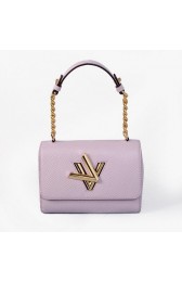 Imitation Louis Vuitton EPI Leather Chain Louise Shoulder Bag M48618 Lavender VS03963