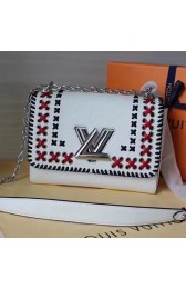 Imitation Louis Vuitton Epi Leather Twist MM White M42778 VS00788
