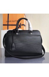 Imitation Louis Vuitton Epi Leather Vaneau MM Black M51239 VS08013