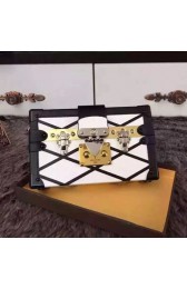 Imitation Louis Vuitton Malletage Epi Leather Petite Malle M50019 White VS00695