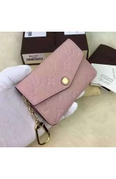 Imitation Louis Vuitton Monogram Empreinte Key Pouch Pink M60633 VS05247