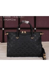 Imitation Louis Vuitton Monogram Empreinte Pallas Tote Bag M40908 Black VS05371