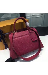 Imitation Louis Vuitton Monogram Empreinte Vosges MM Hot Pink M41492 VS08438