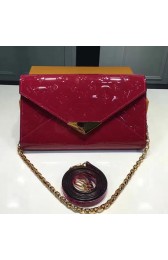 Imitation Louis Vuitton Monogram Vernis Mira Clutch Magenta M90990 VS08720
