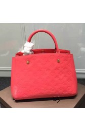 Imitation Louis Vuitton Monogram Vernis Montaigne MM M50168 Red VS06904