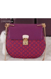 Imitation Louis Vuitton Original Leather Shoulder Bag M94118 Purple VS04760