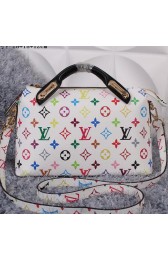 Imitation Luxury Louis Vuitton Monogram Multicolore Tote Bags M94114 White VS05249