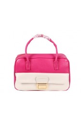 Imitation miu miu Original Goat Leather Tote Bag RT0093 White&Rose VS02744