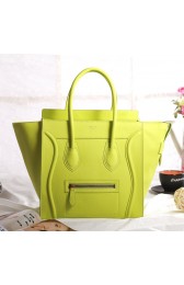 Imitation Top Celine Mini Luggage 3308 in Apple Yellow Original Leather VS01323