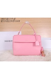 Imitation Top Saint Laurent Medium Moujik Top Handle Bag Y8827 Pink VS00360