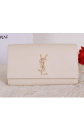 Imitation Yves Saint Laurent Classic Monogramme Clutch Y7131 OffWhite VS03985
