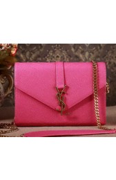 Imitation Yves Saint Laurent Classic Monogramme Flap Bag Y5479 Rose VS02792