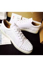 Knockoff 1:1 Christian Louboutin Gondolaclou Flat White CL1230 VS08812