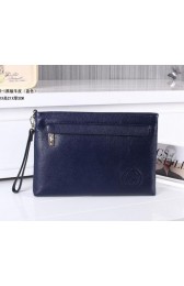 Knockoff 1:1 Gucci Grainy Leather Clutch 20221 Royal VS08976