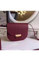 Knockoff AAAAA Celine Trotteur Bag Smooth Leather CTA4298 Burgundy VS01467