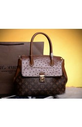 Knockoff Best Louis Vuitton Precious Leather Majestueux Tote Bag M42963 Wheat VS09318
