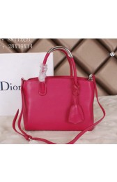 Knockoff Dior ADDICT Bag Two-Tone Calfskin Leather D8811 Rose VS08086