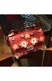 Knockoff Fashion Fendi Fashion Show Double Micro Baguette Red FD2060 VS07397
