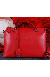 Knockoff Fendi By The Way Bag with Tail Calfskin Leather FD2353 Red VS06120