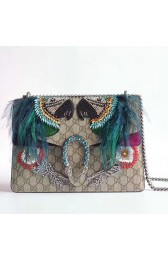 Knockoff Gucci Dionysus Embroidered Bird Shoulder Bag 403348 VS08246