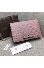 Knockoff Gucci Signature Mini Bag Pink 431408 VS02338