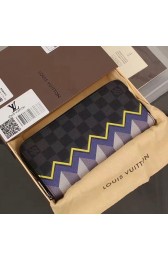 Knockoff Louis Vuitton Damier Graphite Canvas Zippy Wallet N61253 VS00614