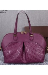 Knockoff Louis Vuitton Litchi Leather Toto Bag M41399 Purple VS04108
