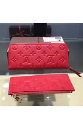 Knockoff Louis Vuitton Monogram Empreinte Clemence Wallet Cherry M60171 VS02714