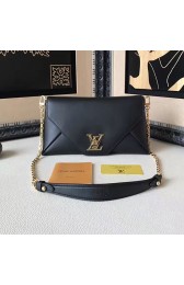 Knockoff Louis Vuitton Sensual Calf Leather Love Note Black M54500 VS07250