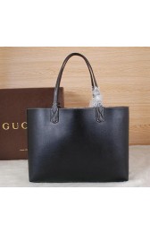 Knockoff Luxury Gucci Reversible GG Leather Tote Bag 368568 Black VS07487